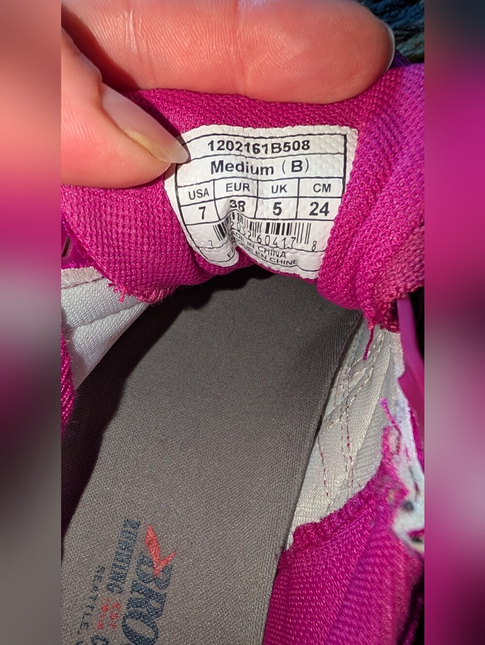 Brooks Women’s Magenta Velvet Running Sneakers - Picture 4 of 4